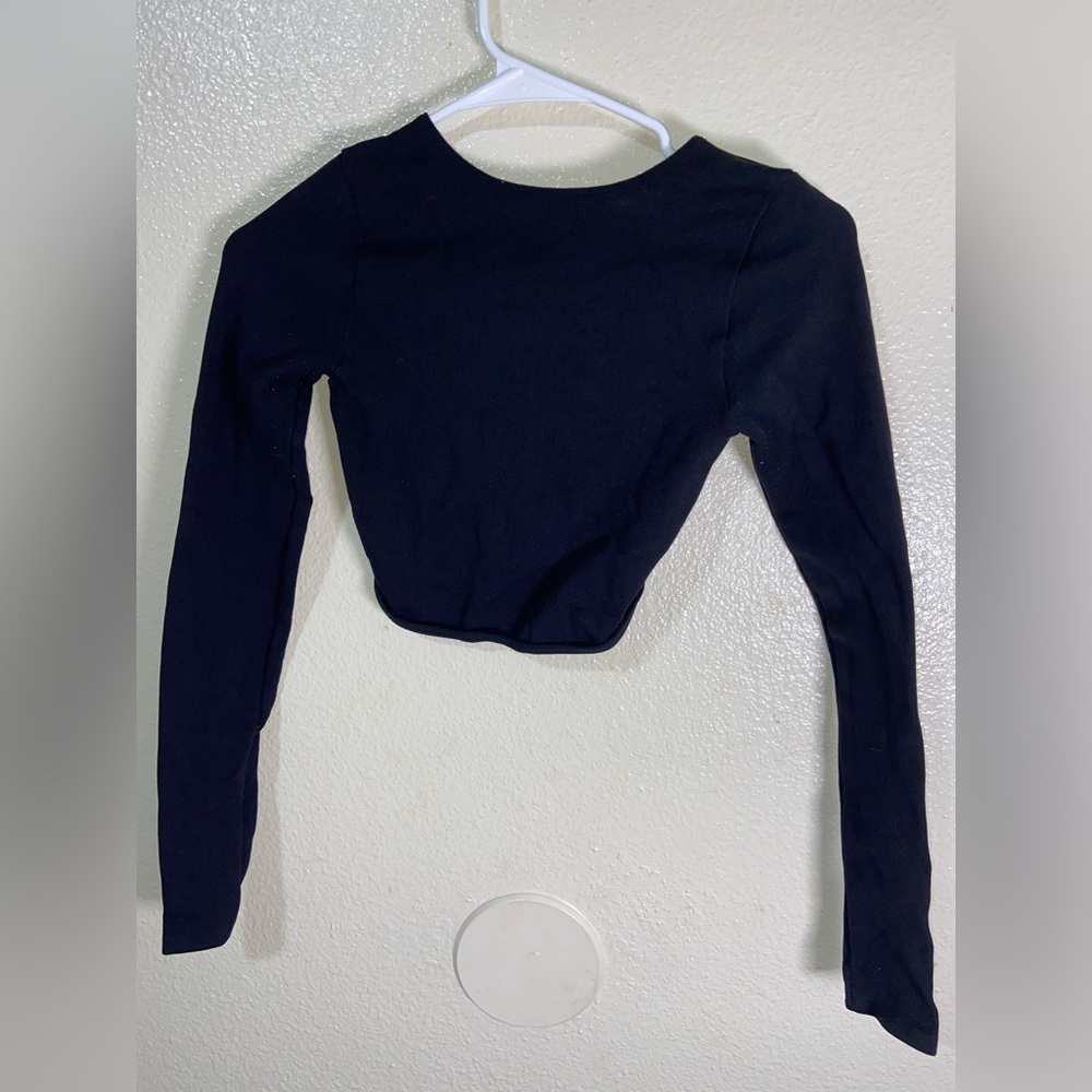 Black Long Sleeve Women's Top